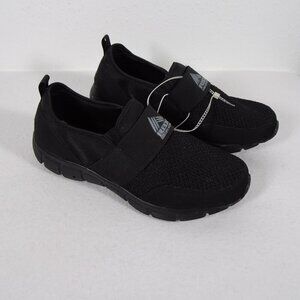 RBX Howie Slip On Sneaker Men's Size 8.5W Black Training Shoes Athletic Active